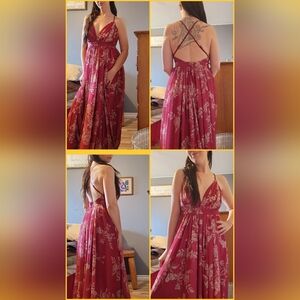 Tulle Plunge Maxi Dress 🌸🌼